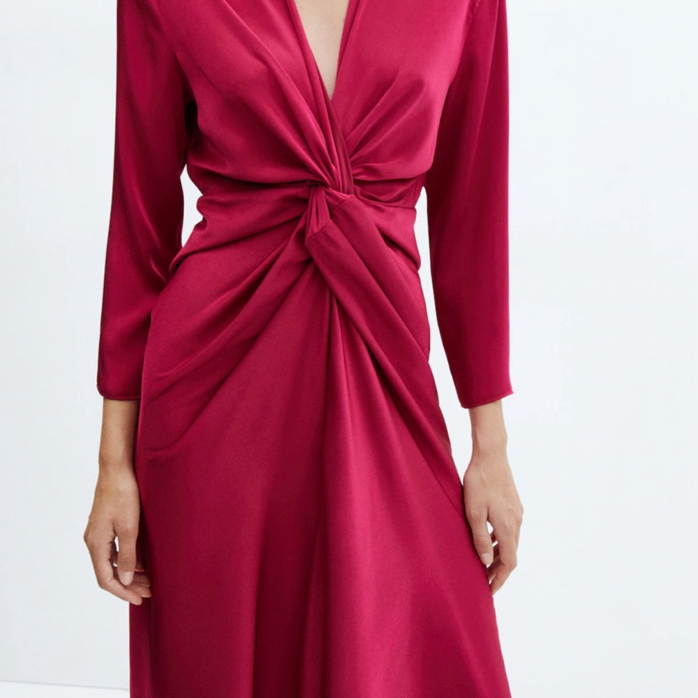 Mango Hot Pink Dress